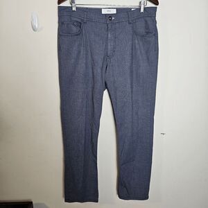 Brax Chino Cotton Regular Fit Cooper Fancy Pants Men's Blue Size 36